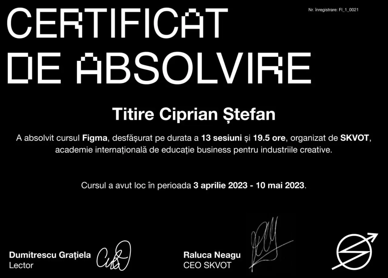 Figma certificate